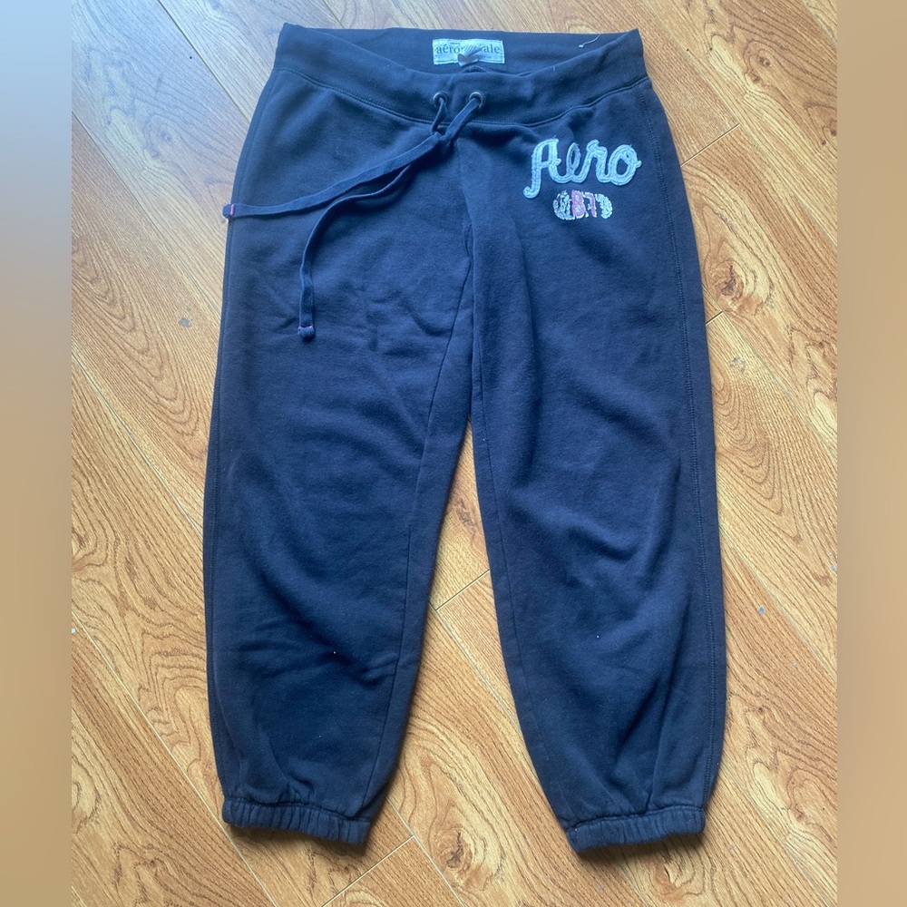 Aeropostale Kids Navy Joggers vintage girl